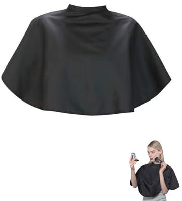 KGDUYC 1 Pieza Capa Peluqueria Chal de Color de Pelo Corto Capa Para Cortar el Pelo Impermeable Chal de Corte de Pelo de Salón Impermeable Delantal de Maquillaje Para Tinte de Cabello Champú