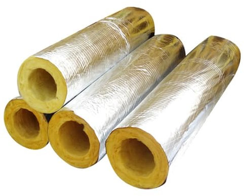 LRHELPBNR Steinwollrohr, Glaswolle, Isolierrohrschale, Hochtemperaturisolierung, Baumwolle, Aluminiumsilikat, Steinwolle, Rohrschale (L 1 - 60 mm - 30 mm)