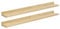 eSituro 2er Set Wandregal Holz, Hängeregal Schweberegal Bilderleiste, Wanddeko für Wohnzimmer Schlafzimmer Küche Badezimmer, 10 kg Belastbarkeit, natürliche Holzfarbe, B80xH4xT10 cm, SWS0378-2