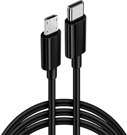 MOLKASIA Cable tipo C a USB de carga rápida y transferencia de datos a línea de datos microUSB para teléfonos móviles y tabletas