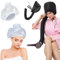 Net Plopping Cap Trockenhauben für Haare Föhnhaube Trockenhaube für Haare Haartrockenhaube Net Plopping Cap Wiederverwendbares für Lockiges Haar für Frauen und Mädchen mit 1 Trockenhaube für Locken