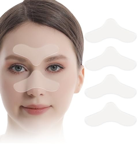 EIROVYA CPAP Nasenpads – CPAP Nasenbrücke für Masken – CPAP Nasenpolster Maske - Nasenpad – Schützen Sie Ihre Nase und reduzieren Sie gleichzeitig CPAP Maskenlecks, 4 Stück