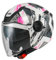 Casco Moto Jet Gafa Solar Integrada Policarbonato Alta Resistencia Ventilación Óptima Interior Desmontable Lavable Homologación - Rosa, S
