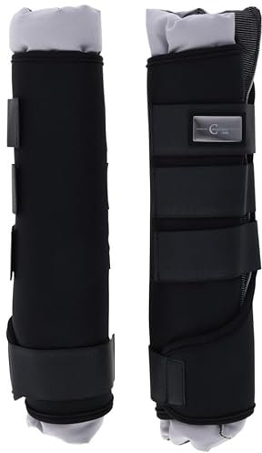 Covalliero Stallgamaschen CovallieroTherm Cob, paarweise, Pferdegamasche, Gamasche, Cova-Tex-Material, maschinenwaschbar bei 30 °C, schwarz, Cob