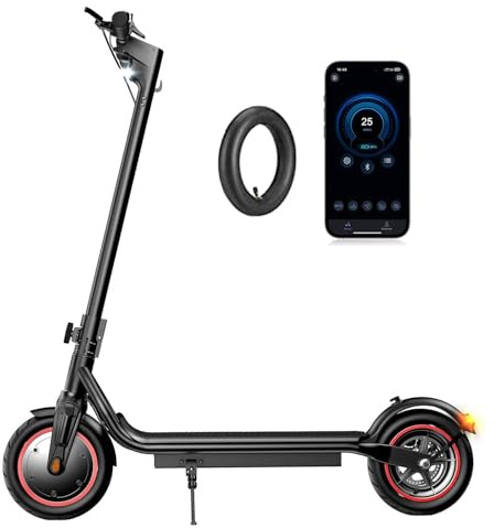 HeyScooter Electric Scooter, 24-34KM Range, 350W Motor 8.5 Pneumatic Tires Fast Electric Scooter for Adults with APP Control,3-4 Speed Modes,Foldable E Scooter