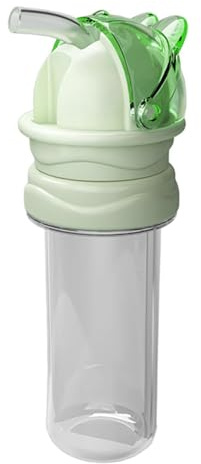 Deckel für Trinkflaschen, auslaufsicher, wiederverwendbar, tragbar, Deckel mit Strohhalm, verwandelt Trinkflasche in Sippy-Glas, für Getränke, Milch, Wasser, Zuhause, Reisen, Schule, Camping, Sport
