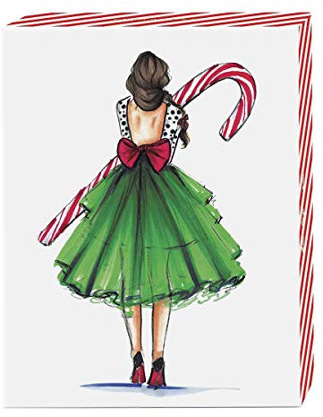 Graphique Weihnachtskarten mit Zuckerstangen-Motiv, sortiert, 15 Stück