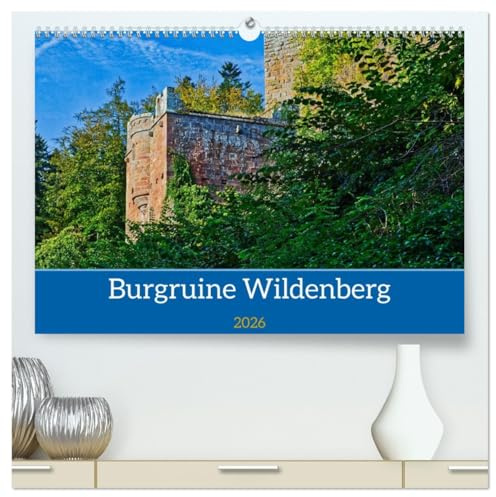 Burg Wildenberg (hochwertiger Premium Wandkalender 2026 DIN A2 quer), Kunstdruck in Hochglanz: Eine geschichtstärchtige Burgruine aus der Zeit der Stauferkaiser (CALVENDO Orte)