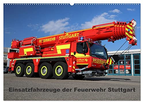 Einsatzfahrzeuge der Feuerwehr Stuttgart (Wandkalender 2026 DIN A2 quer), CALVENDO Monatskalender: Faszinierende Feuerwehrtechnik abwechslungsreich in ... Aufnahmen festgehalten (CALVENDO Technologie)
