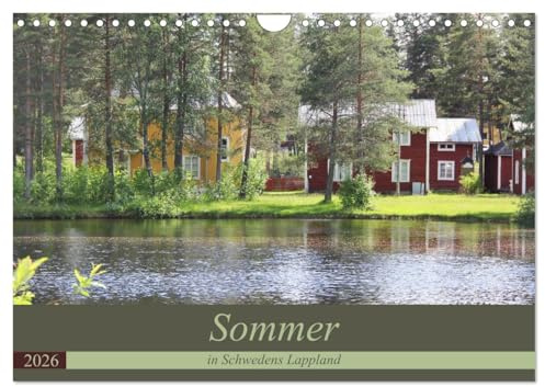 Sommer in Schwedens Lappland (Wandkalender 2026 DIN A4 quer), CALVENDO Monatskalender: Im schwedischen Teil Lapplands, auch Sàpmi genannt, gibt es keinen Platzmangel (CALVENDO Natur)