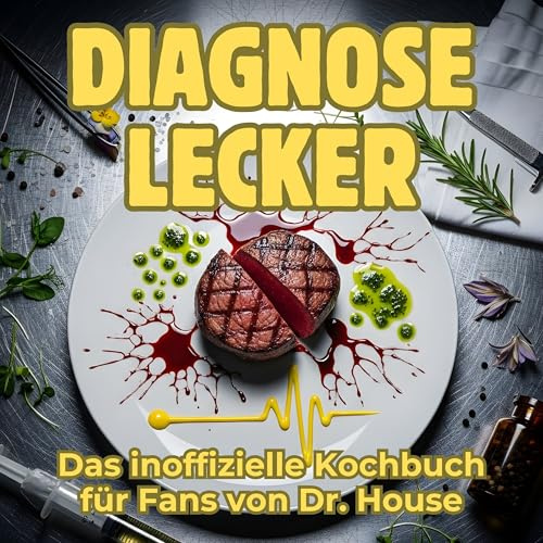 Diagnose lecker: Das inoffizielle Kochbuch für Fans von Dr. House. 40 Rezepte für jedes Kochlevel: schnell, lecker, einfach