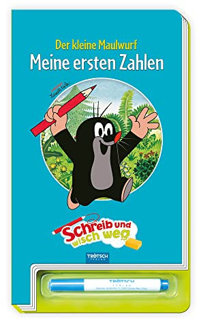 Schreib und wisch weg Der kleine Maulwurf: Zahlen: Übungsbuch Vorschulbuch Beschäftigungsbuch