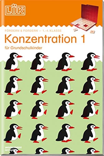 LÜK: 1./2./3./4. - Fördern & Fordern Konzentration 1: Fördern & Fordern: Für Grundschulkinder (LÜK-Übungshefte: Fördern und Fordern)