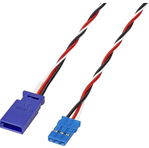 Reely Servo Verlängerungskabel Deluxe [1x JR-Buchse - 1x Futaba-Stecker] 18.00 cm 0.5 mm² verdrillt, 36552