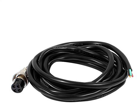 Sourcingmap GX16 2m Joint Type 4 Pin Female Aviation Socket Connector Electrical Cable