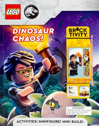 Lego Jurassic World: Dinosaur Chaos! (Activity Book With Minifigure)