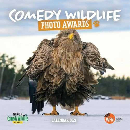 Carousel Worldwide, Comedy Wildlife Photography Awards 2026 Square Wall Calendar
