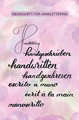 Übungsheft für Handlettering: Heft für Schreibübungen