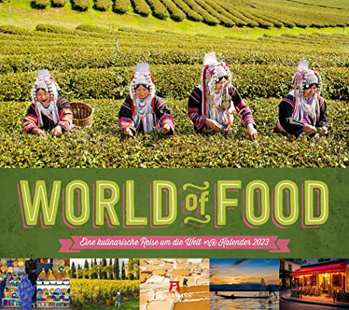 World of Food Kalender 2023, Wandkalender im Querformat (54x48 cm) - Kulinarischer Lifestyle-Kalender