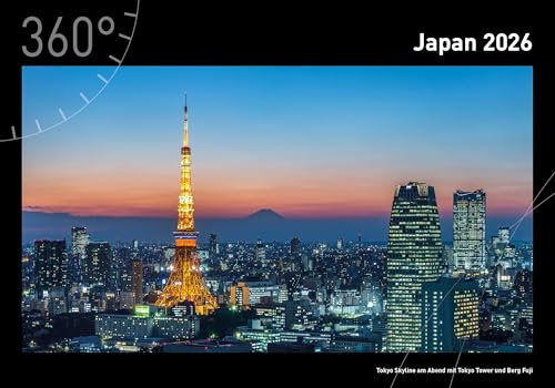 Japan Premiumkalender 2026 (360° Premiumkalender 2026: Format 50 x 35 cm)