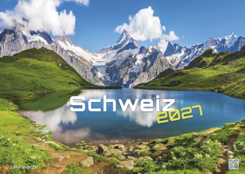 Schweiz Kalender 2027 - Atemberaubende Schweizer Landschaftsbilder - Premium Wandkalender DIN A2 (extragroß: 60cm x 42cm)