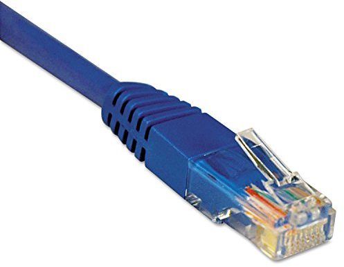 Tripp Lite 0.91 m Cat5e / Cat5 350 MHz Snagless Molded UTP Patch Cable RJ45 M/M Blue (N002-003-BL)