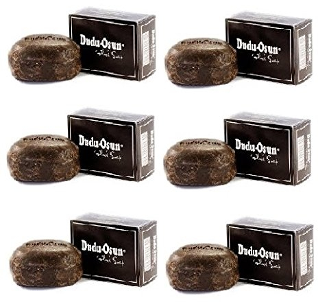 DUDU OSUN - Schwarze Seife 6 Stück à 150 g