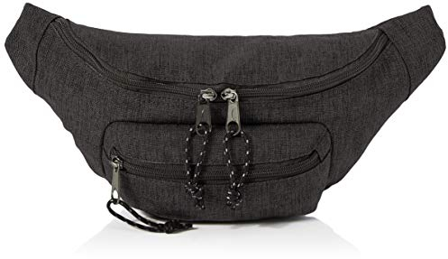 Amazon Basics Bauchtasche mit zwei Fächern, 3 l, Einheitsgröße, Schwarz