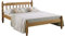 MissionTM Colonial Spindle Bed Frame in Waxed Pine 3ft, 4ft, 4ft6, 5ft Available (4ft Small Double (120cm x 190cm))