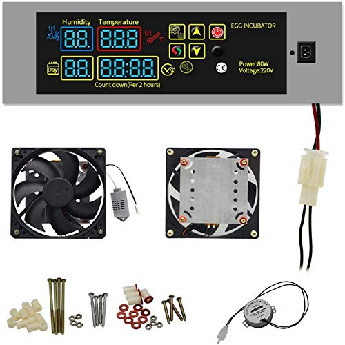 HTMC-5 DIY Mini juego de controlador de incubadora controlador de temperatura y humedad digital termorregulador para incubadora de huevos de aves de corral
