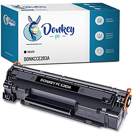 DONKEY PC Kompatible Tonerkartusche 83A E283A Ersatz für HP Laserjet Pro M201dw M201n Pro MFP M225dn M225dw M125a M125rnw M125nw MFP M127fn M127fp M127fs M127fw. 500 Seiten Bedruckt