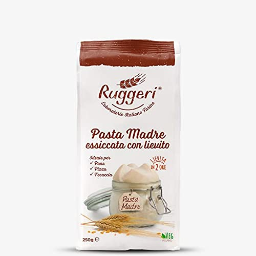 Ruggeri italienische Mutterteig Hefe getrocknet aktive Mutterhefe zum Backen für Brot Pizza und Kuchen 2x250gr (10x250gr)