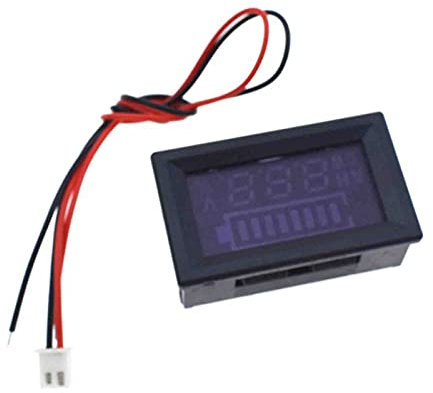 Acid lead Lithium polymer Battery Capacity Indicator DC12V-96V Digital LED Tester Voltmeter Monitor (Li battery 48V 13S)