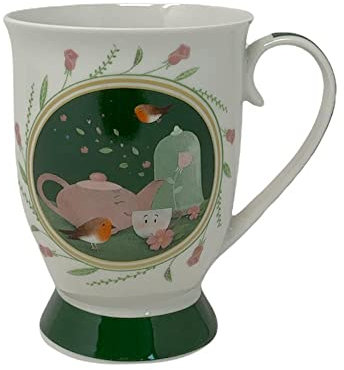Neavita Tè da Favola - Royal Mug Tazza in Ceramica Verde, 1 tazza