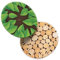 Imprimir24 dessous de verre en carton originaux décoratifs et absorbants pour boissons et liquides 10 x 10 cm et 1,4 mm d'épaisseur (Effet Eco & Wood rond, 100)