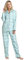 GLOBAL Schlafanzüge Damen Flanell | Baumwolle Damen Pyjama Set | Zweiteiliger Nachtwäsche Damen Pjs Set Lang | Knopfleiste vorne und Kordelzug | Grünes Plaid XL