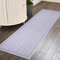 Pasha Home 2er und 1er Pack Badematte 60 x 120 cm Summer Grau/Badteppich aus Baumwolle/weicher Badvorleger rutschfest waschbar/moderner Badvorleger für Badezimmer, Dusche oder Küche