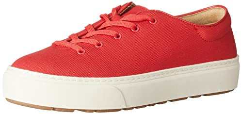 Amazon Essentials Zapatillas Cómodas con Cordones Mujer, Rojo, 42 EU