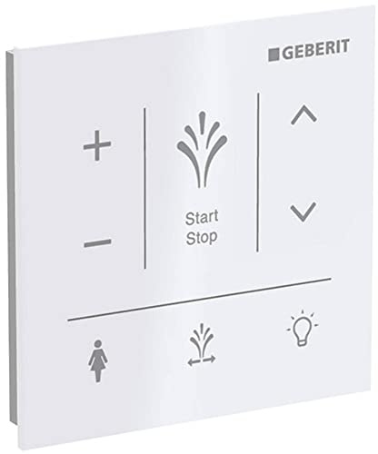 Geberit Wand-Drückerplatte für AquaClean Sela Weißglas