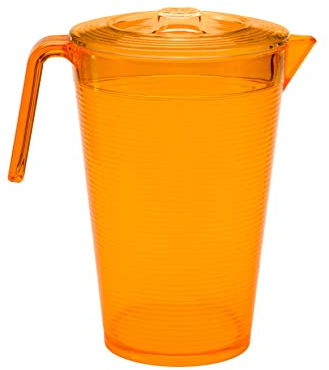 Omada Design Caraffa da 2,1 L con Coperchio, Infrangibile, da Esterno, con Versatore, Linea Samba