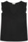 SPRINGFILED Camiseta Pico Volante Lace, Camiseta Mujer, black, S