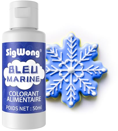 Colorant Alimentaire Liquide, 50ml Concentré Colorant Peinture Alimentaire Pour Gâteau, Cuisson, Décoration, Glaçage - Colorants Alimentaires Pour Slime-Bleu Marine