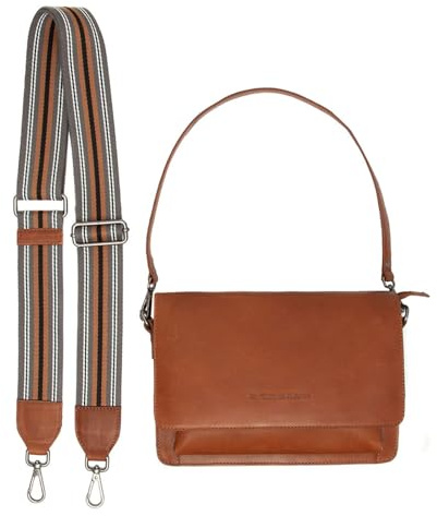 The Chesterfield Brand Aviles - Schultertasche 26 cm cognac