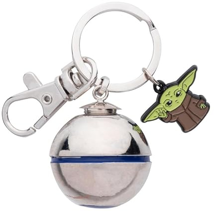 SalesOne 3D-Schlüsselanhänger Star Wars Der Mandalorianer Das Kind Grogu Razor Crest-Hebel