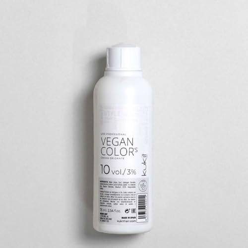 Kukit Hair - Vegan Color's Oxidante en Crema para Tinte, Oxidante 10% VOL (75 ml)