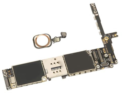 Handy-Hauptplatine Ersatz für iOS Phone 6S Plus US-Version, Fingerabdruck-entsperrte Hauptlogikplatine mit Touch-ID, PCB Telefon Logic Board Reparatur Ersatz (64 GB)