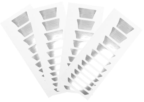 Toyvian 4 Bögen Gitarrengriffbrettaufkleber Selbstklebend Klar Gedruckt für E-gitarre und Gitarre für Anfänger