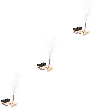 HEMOTON 3St spielzeug LED-Faserlampe Experimentelle Werkzeuge der Physik Laborgeräte Glasfaser gletscher lite dekorative Lampe Handbuch faseroptisches Licht Weihnachtsbeleuchtung