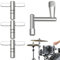 Drum Key Tool,4 PCS Drum Keys,Adjustable Drum Wrench Tool,Drum Tuning Wrench,Stainless Drum Tuner Key,Universal Drum Tuning Key for Acoustic Electronic Drums Snare Drum and Bass Drum
