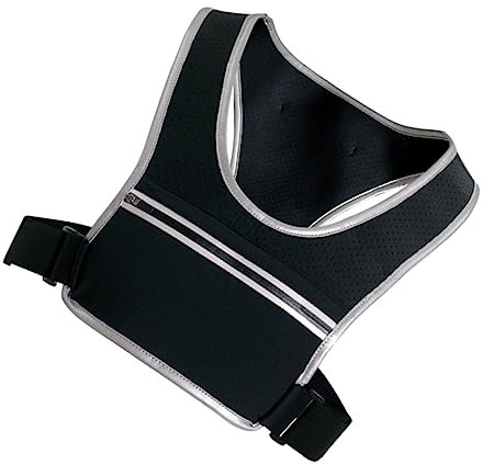 Anneome Weste Sport Brusttasche Bikerweste Für Herren Reflektierender Westengurt Reflektierende Weste Im Freien Warnweste Laufweste Für Die Nacht Reflektierende Laufweste Atmungsaktiv